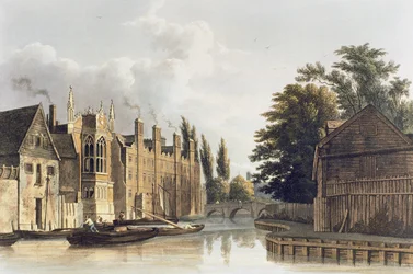 St. Johns College, Cambridge from Fishers Lane